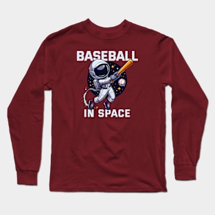 Baseball Space - Play with Astrooo Long Sleeve T-Shirt